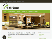 Tablet Screenshot of fixitbydesign.com